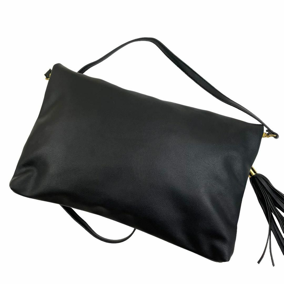 ✨美品 GIVENCHY ジバンシー ショルダーバッグ 2way フリンジ 黒