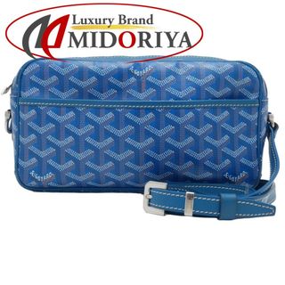 ゴヤール(GOYARD)のゴヤール GOYARD カップヴェールPM 斜め掛けショルダーバッグ PVC × レザー  ブルー / 450033【中古】(ショルダーバッグ)