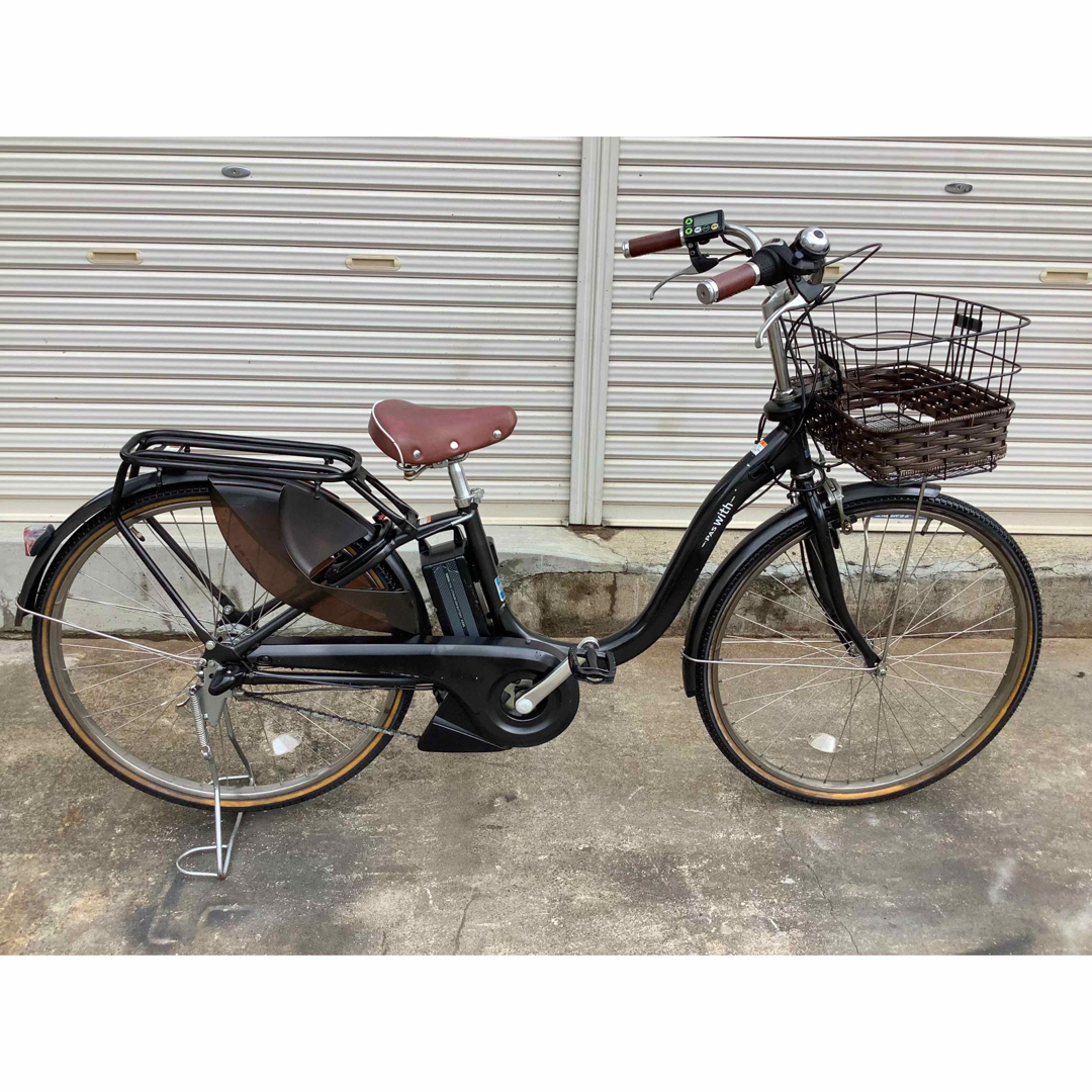 ヤマハ最新機種電動アシスト自転車pas wity26インチ マッドブラック