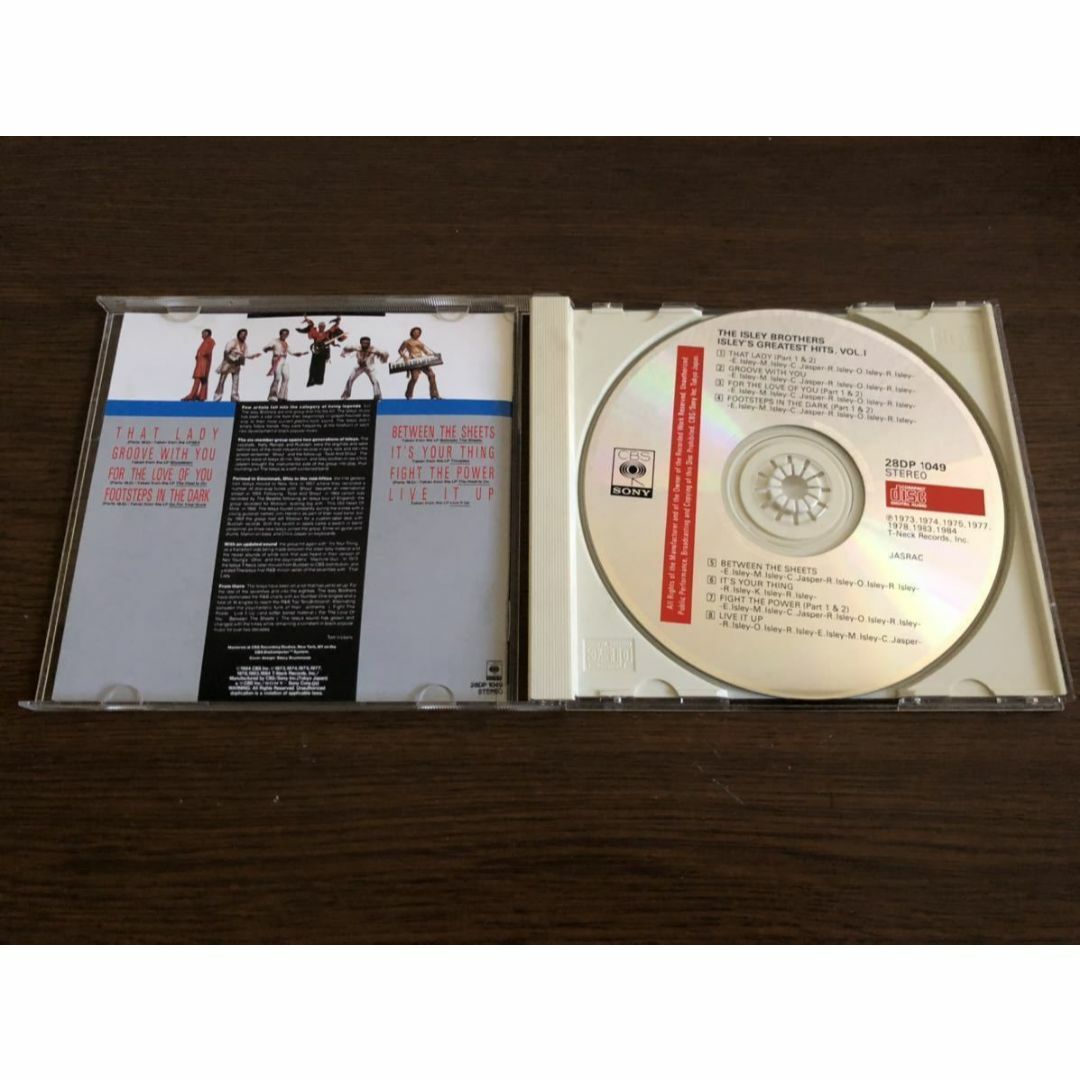 「グレイテスト・ヒッツ」アイズレー・ブラザーズ 日本盤 旧規格 消費税表記なし エンタメ/ホビーのCD(R&B/ソウル)の商品写真