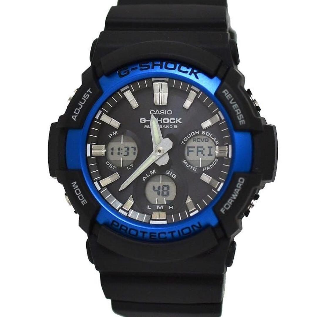 カシオ 腕時計 ブラック ブルー G-Shock 黒