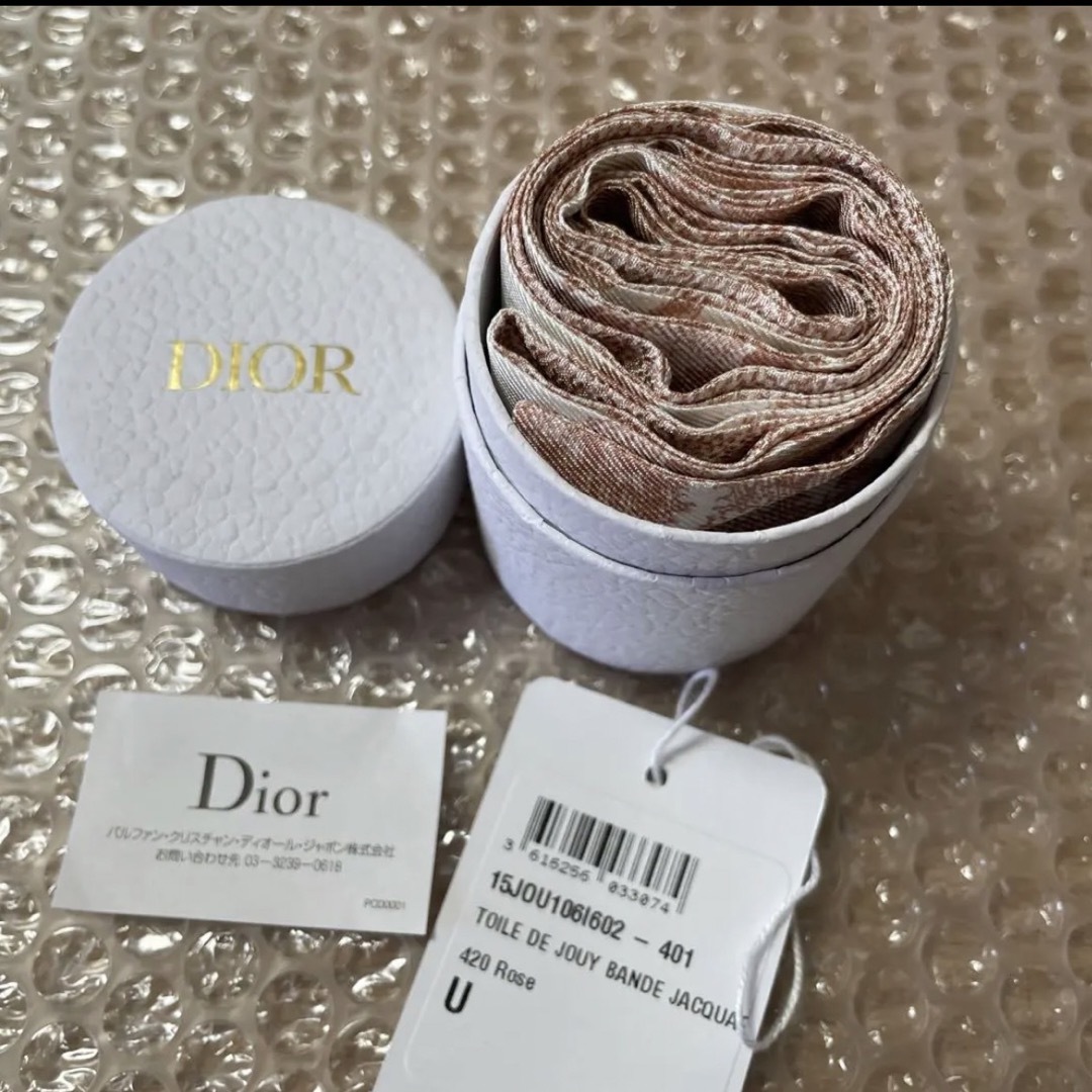 Dior ディオール　ミッツァ　スカーフ　トワルドゥ　ジュイ　ローズ