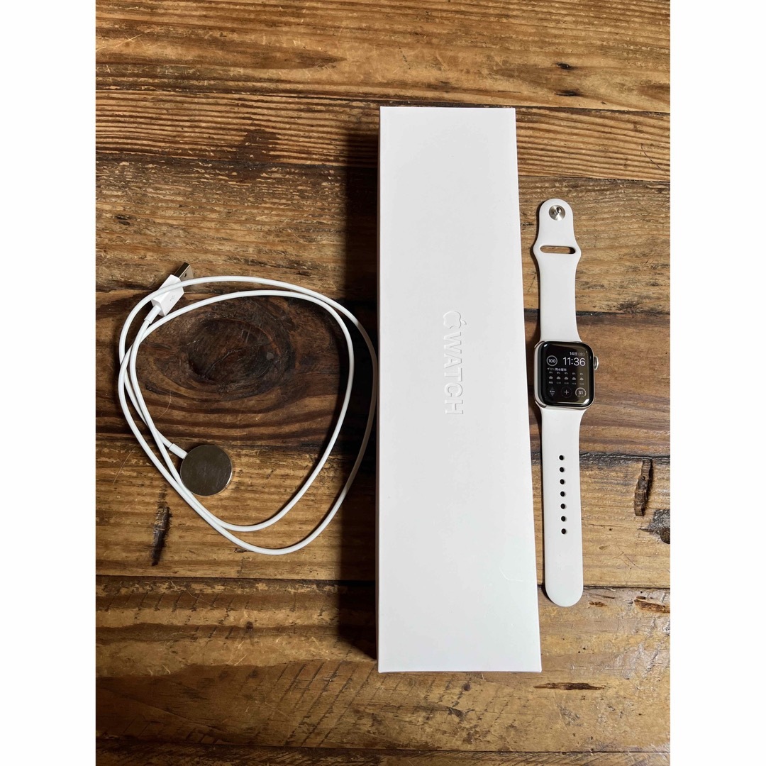 Apple Watch - Apple Watch Series 6 40mm シルバーステンレスケースの