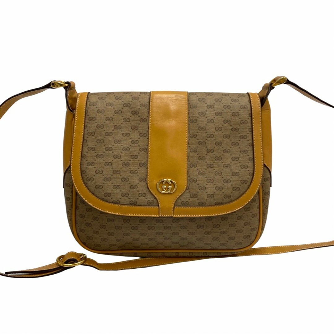 極 美品 GUCCI グッチ オールドグッチ ヴィンテージ マイクロGG ロゴ