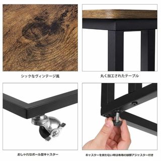 キャスターがついたヴィンテージ調のサイドテーブルの通販 by ゴリ's