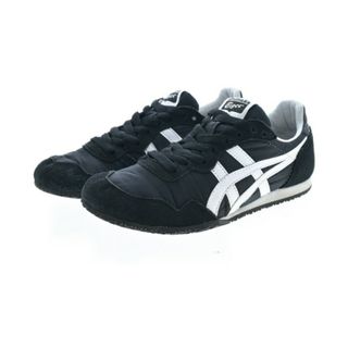 オニツカタイガー(Onitsuka Tiger)のOnitsuka Tiger オニツカタイガー スニーカー 22.5cm 黒x白 【古着】【中古】(スニーカー)