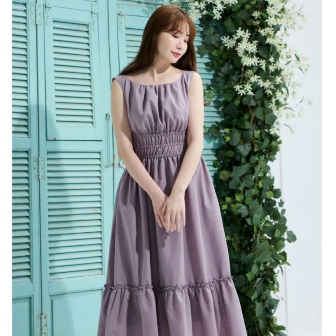 Her lip to(ハーリップトゥ)のRiviera Double Bow Dress　Her lip to レディースのワンピース(ロングワンピース/マキシワンピース)の商品写真