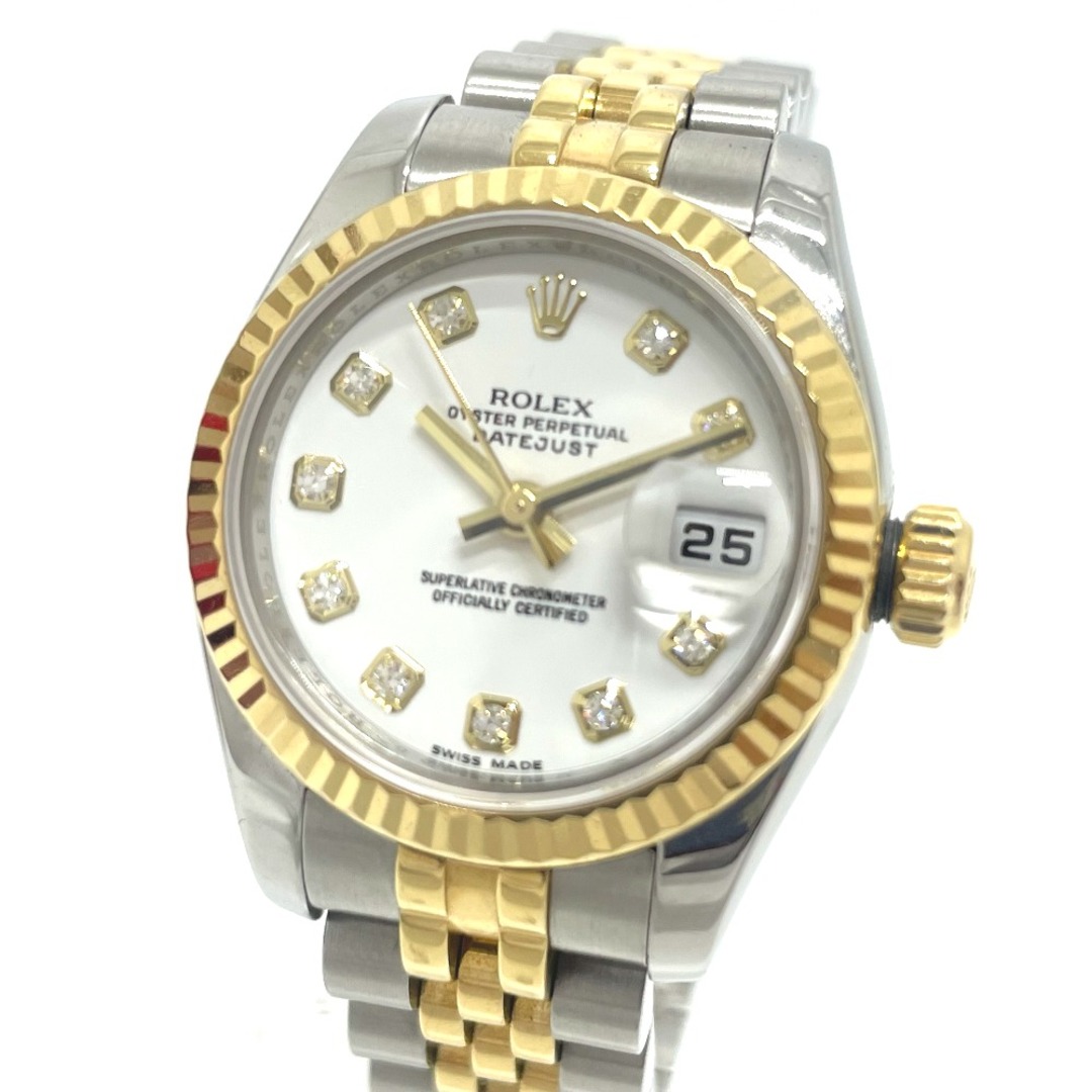 ロレックス ROLEX デイトジャスト 10Pダイヤ 179173G 自動巻き 腕時計