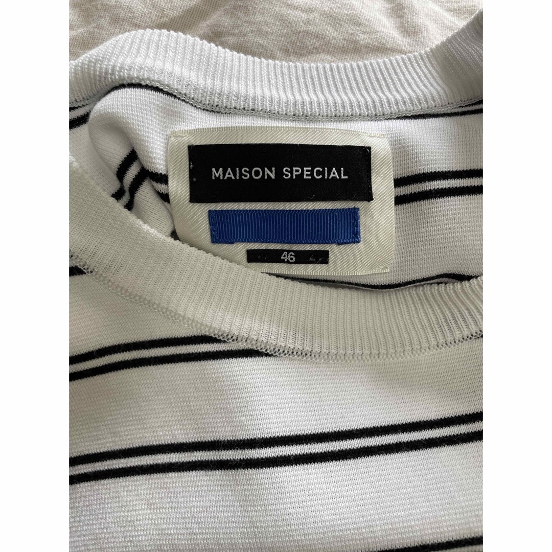 MAISON SPECIAL(メゾンスペシャル)の18GプライムオーバーミラノリブTシャツ 【MAISON SPECIAL】 メンズのトップス(Tシャツ/カットソー(半袖/袖なし))の商品写真