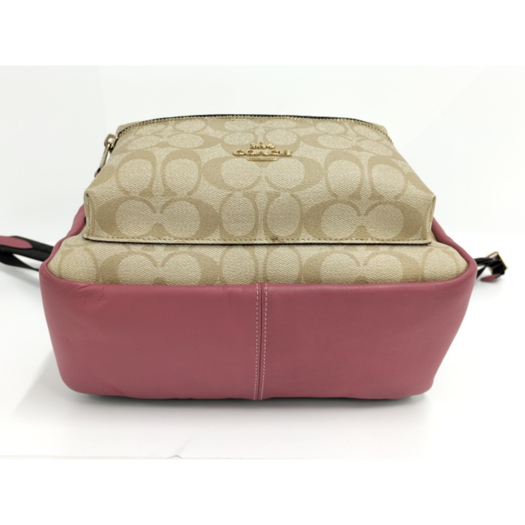 COACH - COACH リュック バックパック シグネチャー PVC ベージュ