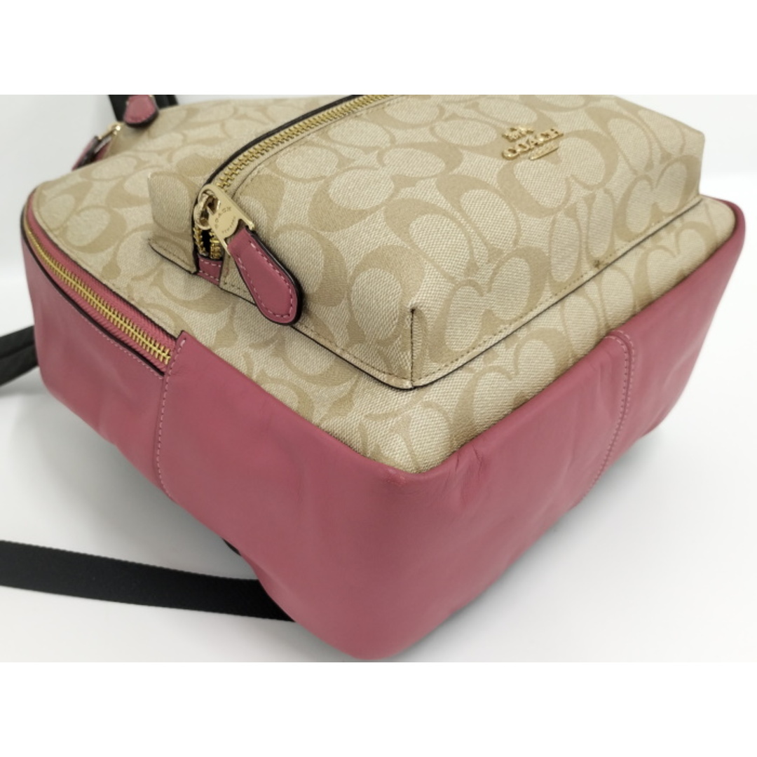 COACH - COACH リュック バックパック シグネチャー PVC ベージュ