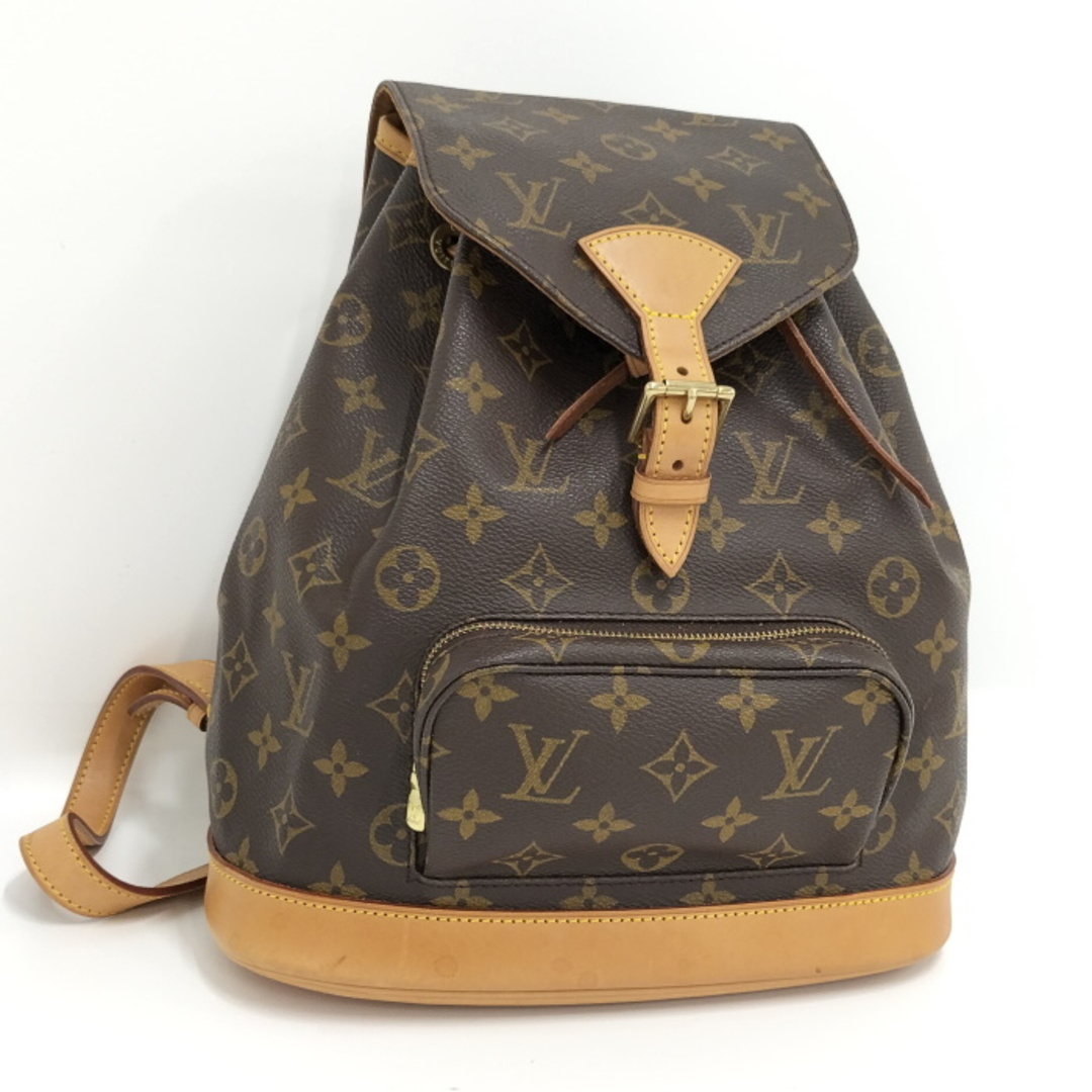 ブラウン素材ラインLOUIS VUITTON モンスリMM バックパック モノグラム M51136