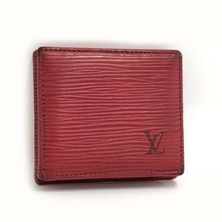 ルイヴィトン(LOUIS VUITTON)のLOUIS VUITTON ポルトモネグラット コインケース エピ レッド(コインケース/小銭入れ)