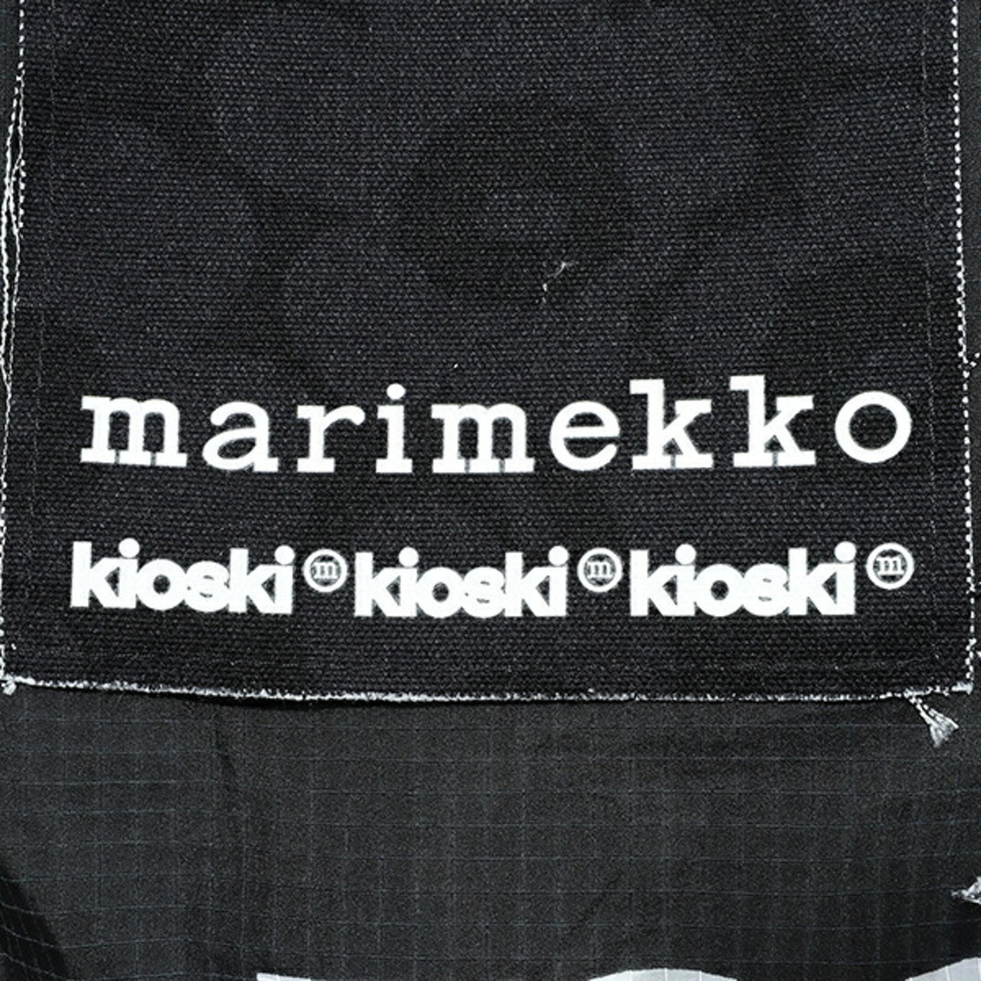 marimekko(マリメッコ)の新品 マリメッコ Marimekko リュックサック ファニー B-PACK MARIMERKKI ブラック/ホワイト レディースのバッグ(リュック/バックパック)の商品写真