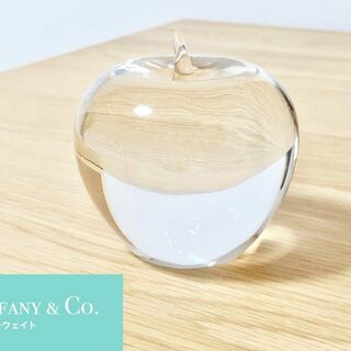 Tiffany & Co. - ティファニー りんご ぺーパーウェイト 林檎 オブジェ 