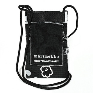 マリメッコ(marimekko)の新品 マリメッコ Marimekko ショルダーバッグ ファニー SMALL POCKET MARIMERKKI ブラック/ホワイト(ショルダーバッグ)
