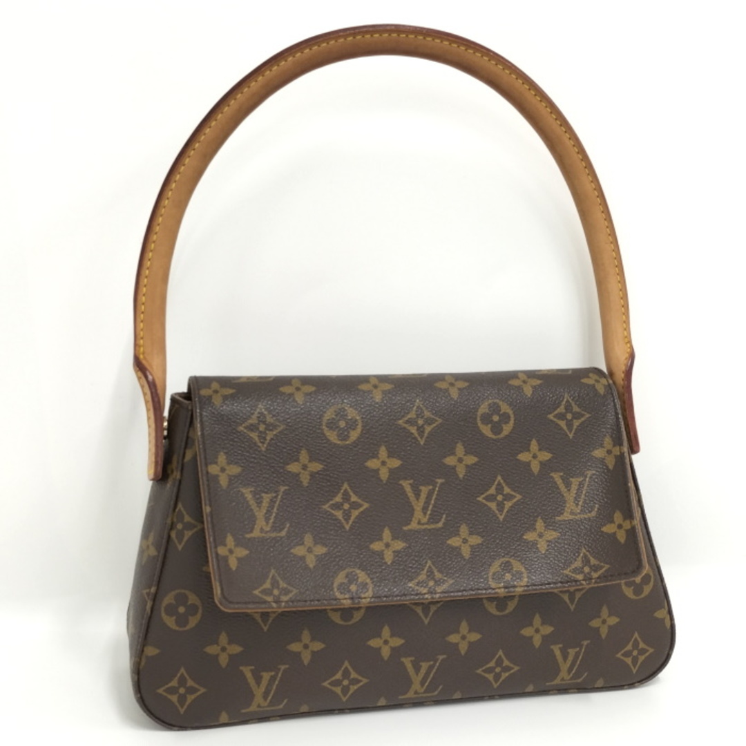 LOUIS VUITTON ミニルーピング ハンドバッグ モノグラム レザー