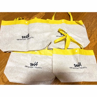 ダブルエーオリエンタルトラフィック(WA ORiental TRaffic)のWAオリエンタルトラフィック　ショップ袋　4枚セット(ショップ袋)