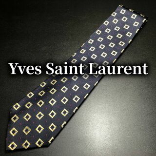 サンローラン(Saint Laurent)のイヴサンローラン ドット ネイビー ネクタイ B103-K20 計4点(ネクタイ)