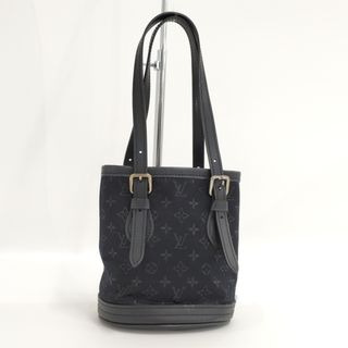 ルイヴィトン(LOUIS VUITTON)のLOUIS VUITTON リトルバケット ハンドバッグ モノグラム サテン(ハンドバッグ)