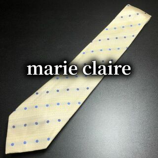 マリクレール(Marie Claire)のマリクレール ドット ライトイエロー ネクタイ B103-K21(ネクタイ)