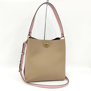 コーチ(COACH)のCOACH 2WAY ショルダーバッグ PVC ベージュ ボルドー 5141(その他)