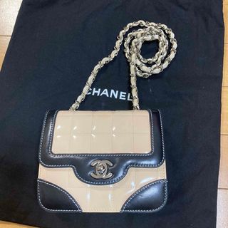 シャネル(CHANEL)のシャネル　ミニバック　エナメル　ショルダー(ショルダーバッグ)