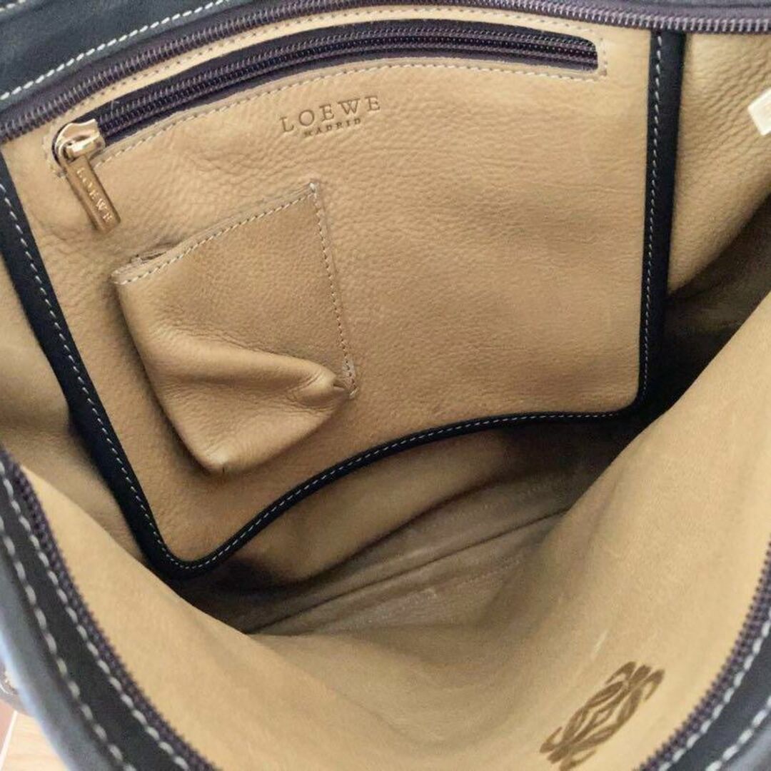 LOEWE ロエベ アマソナ ワンショルダー スエード レザー ベージュ