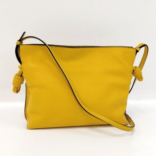 ロエベ(LOEWE)のLOEWE フラメンコクラッチミニ 2WAY ショルダーバッグ レザー イエロー(その他)