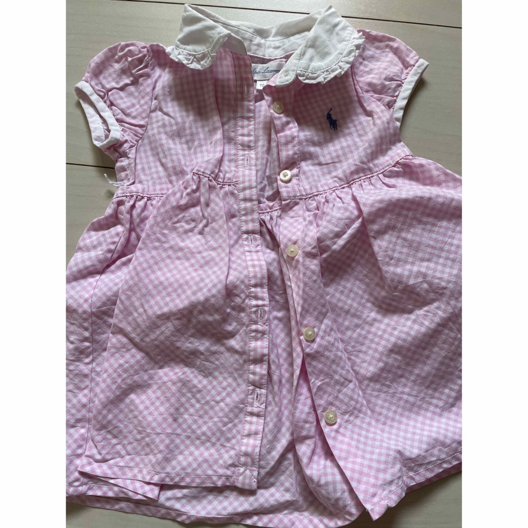 POLO RALPH LAUREN(ポロラルフローレン)のラルフローレン  ワンピース　 キッズ/ベビー/マタニティのベビー服(~85cm)(ワンピース)の商品写真