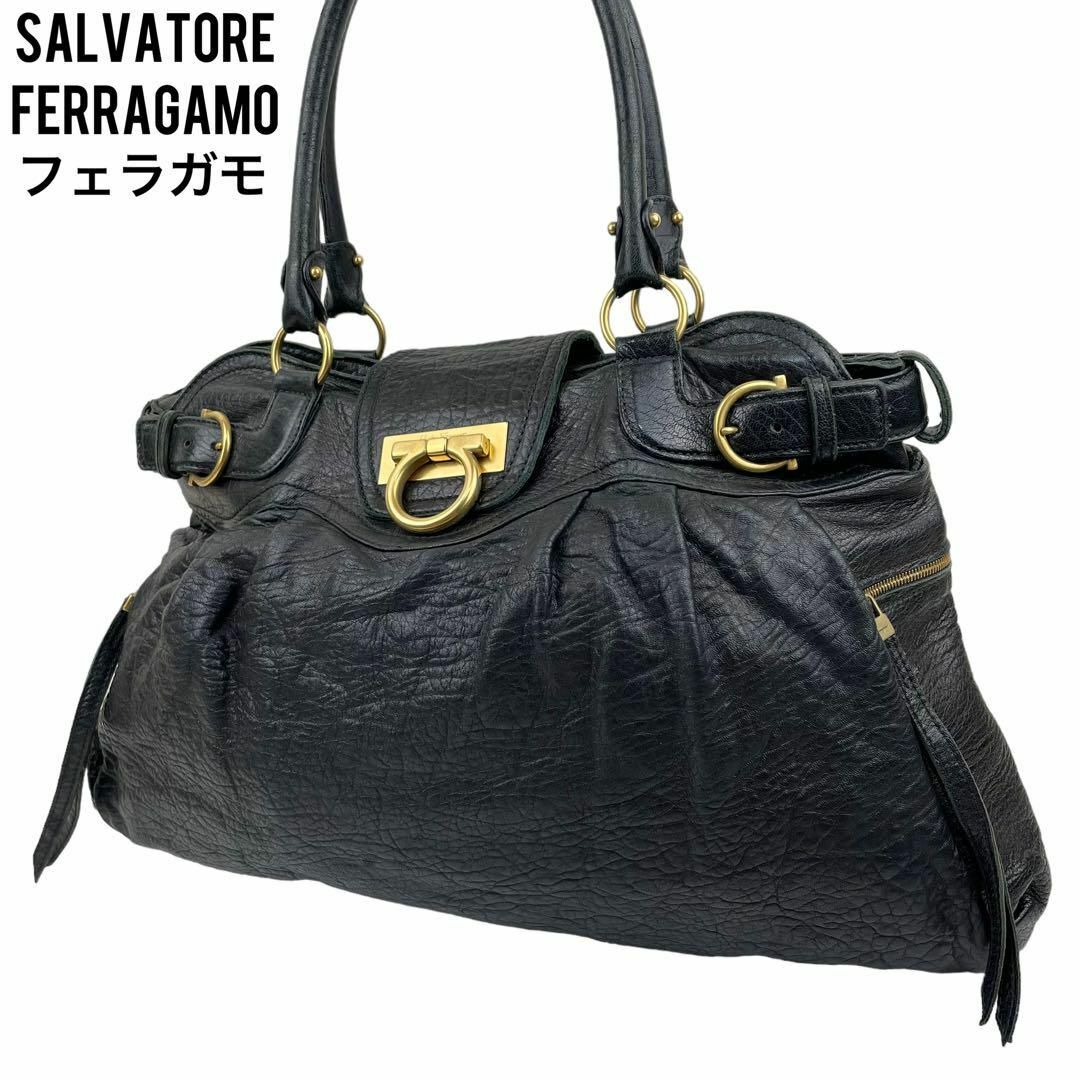 Salvatore Ferragamo - ✨良品 フェラガモ ハンドバッグ ガンチーニ