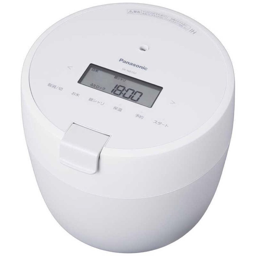 1200W消費電力量Panasonic 圧力IHジャー炊飯器 5合炊き SR-NB102-W