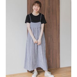 アーバンリサーチサニーレーベル(URBAN RESEARCH SONNY LABEL)の新品タグ付き！アーバンリサーチサニーレーベル ビスチェギャザーワンピース(ロングワンピース/マキシワンピース)