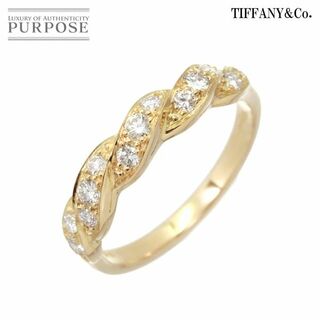 ティファニー(Tiffany & Co.)のティファニー TIFFANY&Co. 12号 リング ダイヤ K18 YG イエローゴールド 750 指輪 VLP 90191149(リング(指輪))