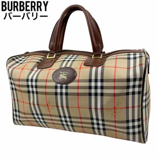 公式店舗 【美品】BURBERRYs バーバリー ボストンバッグ ノバチェック