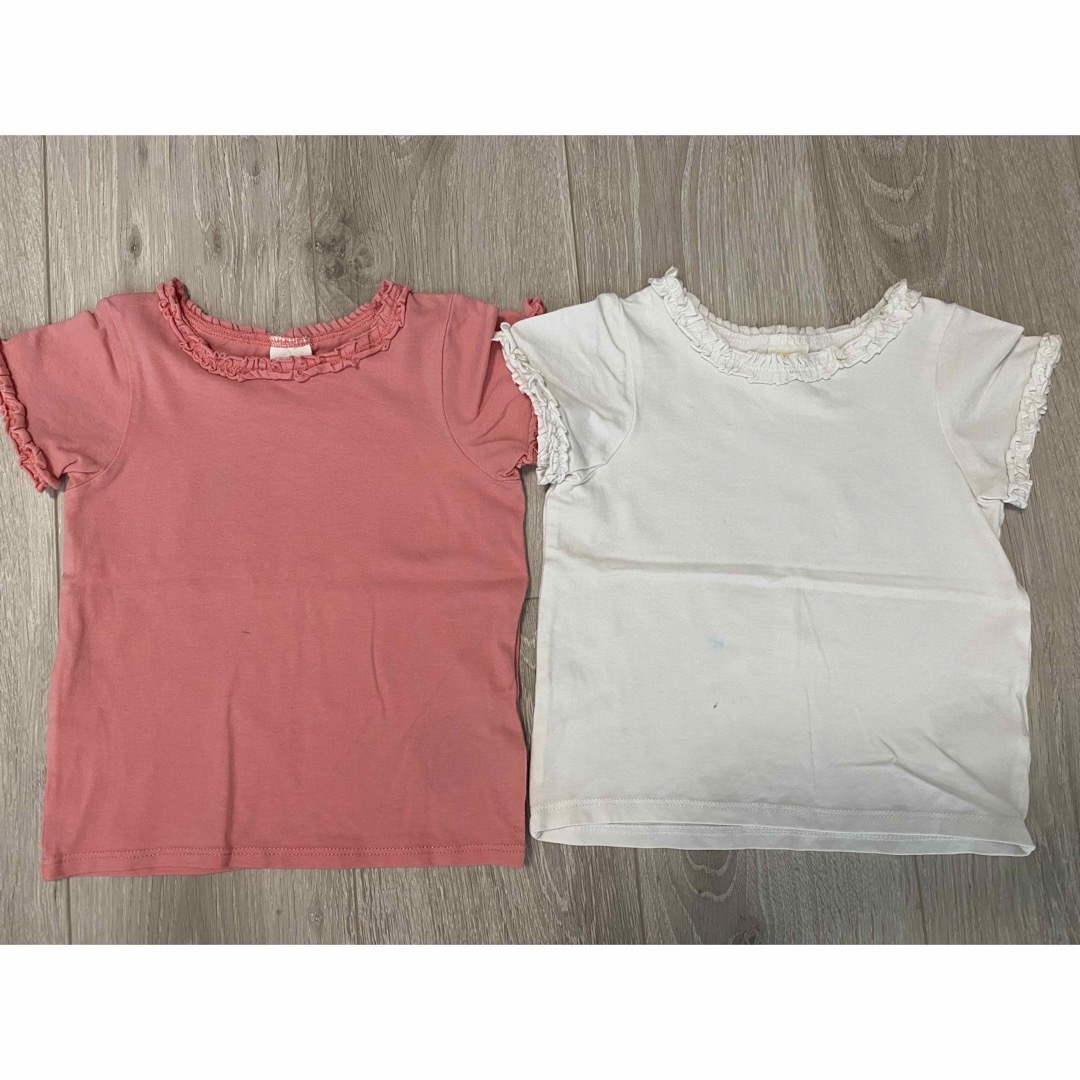 H&M(エイチアンドエム)のワンピース、Tシャツ　9-12M  4点まとめ売り キッズ/ベビー/マタニティのベビー服(~85cm)(ワンピース)の商品写真