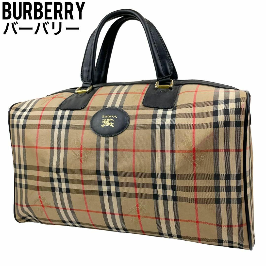 BURBERRY - ✨良品 Burberry バーバリー ボストンバッグ ノバチェック