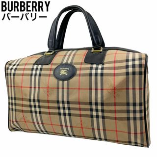 公式店舗 【美品】BURBERRYs バーバリー ボストンバッグ ノバチェック