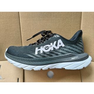 ホカオネオネ(HOKA ONE ONE)のホカオネオネ　マッハ5  黒　23.5cm(シューズ)