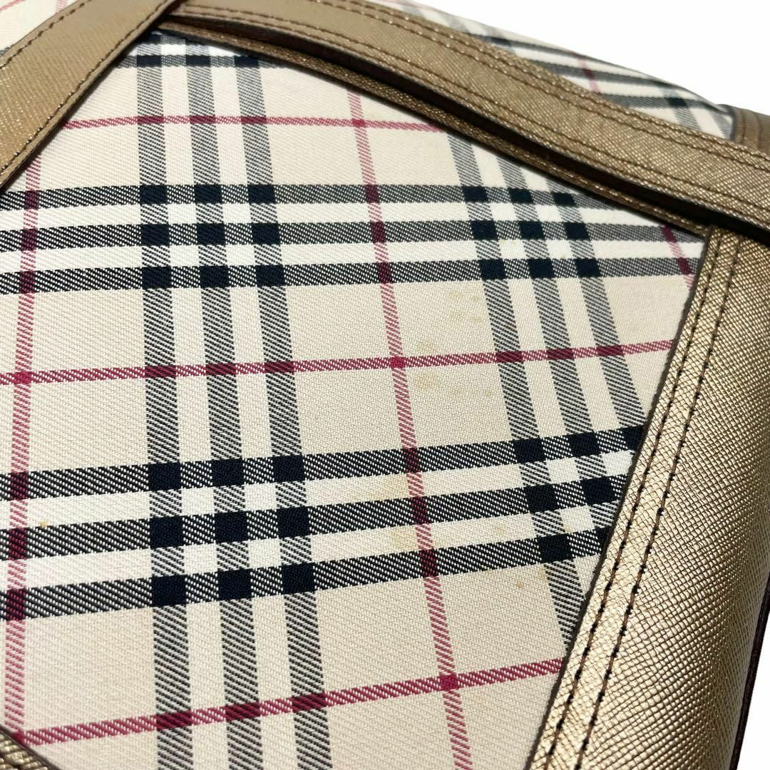 ✨美品　Burberry バーバリー　ショルダーバッグ　ノバチェック　キャンバス