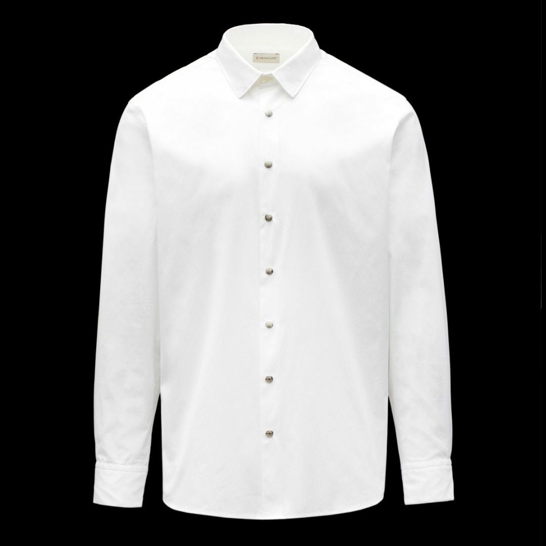 6 MONCLER 2F71000 ホワイト 長袖 Yシャツ size L