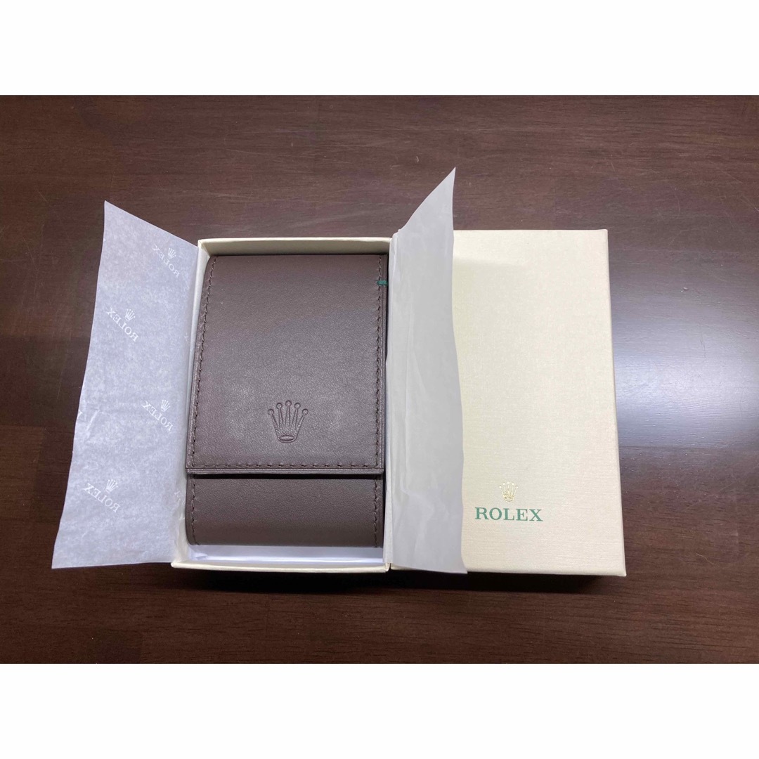 ロレックス ROLEX ノベルティ 時計ケース ウォッチケース 非売品 ブラウン-