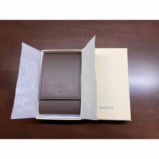 ロレックス(ROLEX)のロレックス ROLEX ノベルティ 時計ケース ウォッチケース 非売品 ブラウン(腕時計(アナログ))