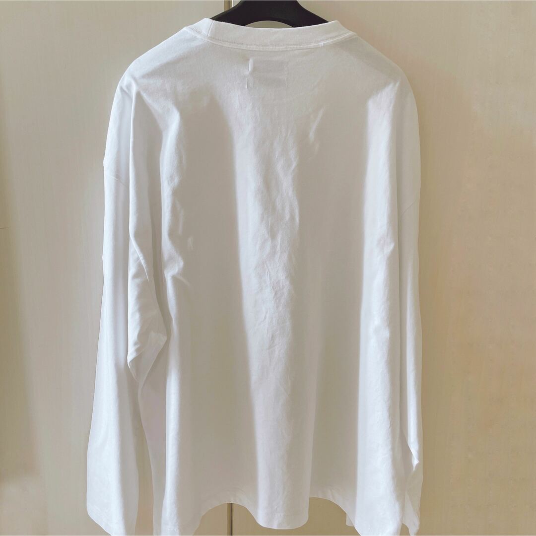 《希少》 未使用　カルバンクライン　グク　長袖　Tシャツ　白　M ロゴ　刺繍
