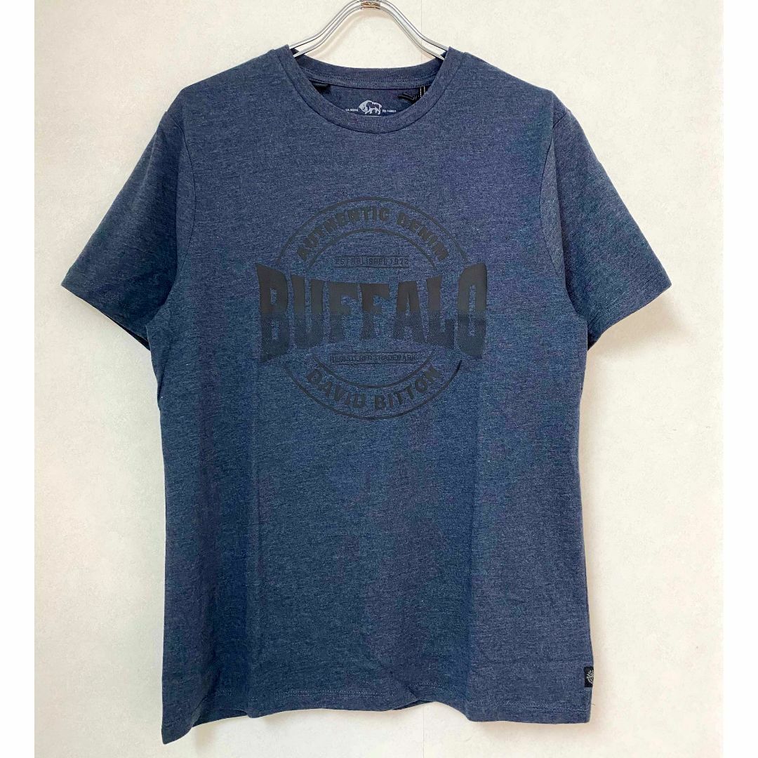 コストコ(コストコ)の新品 S ★ コストコ BUFFALO メンズ 半袖 Tシャツ ロゴ ネイビー メンズのトップス(Tシャツ/カットソー(半袖/袖なし))の商品写真