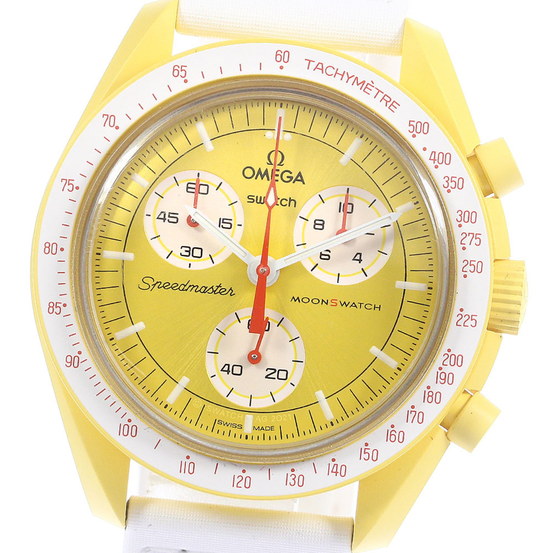 スウォッチ Swatch SO33J100 OMEGA×Swatch MISSION TO THE SUN クォーツ メンズ 箱・保証書付き_759774