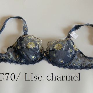 C70☆リズシャルメル Lise charmel/グラフィックなエナメル細工ブラ(ブラ)