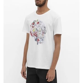 アレキサンダーマックイーン(Alexander McQueen)の正規 22SS アレキサンダーマックイーン スカル Tシャツ(Tシャツ/カットソー(半袖/袖なし))