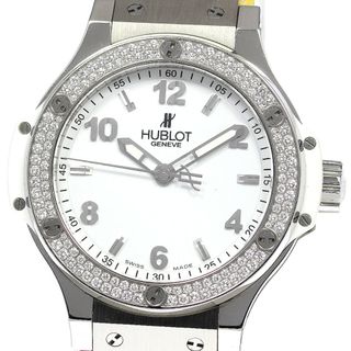 ウブロ(HUBLOT)のウブロ HUBLOT 361.SE2010.RW.1104 ビッグバン スチール ダイヤモンド クォーツ レディース 美品 _758856【ev15】(腕時計)