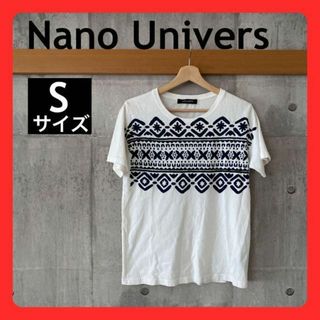 ナノユニバース(nano・universe)の◆Nano universe Tシャツ S 幾何学模様(Tシャツ(半袖/袖なし))